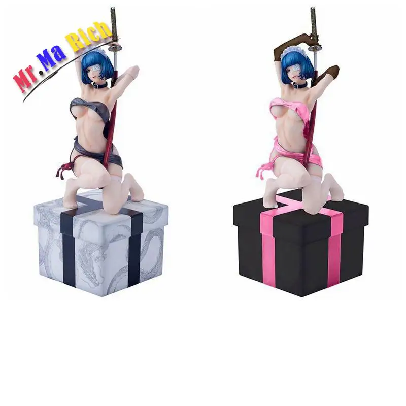2 цвета японского аниме фигурки великие Стражи Ryomou Shimei Ikkitousen 25 см Модель ПВХ