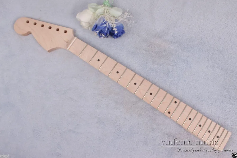 New electric guitar neck 22 fret 25.5'' maple Fretboard Truss Rod left hand #808 | Спорт и развлечения