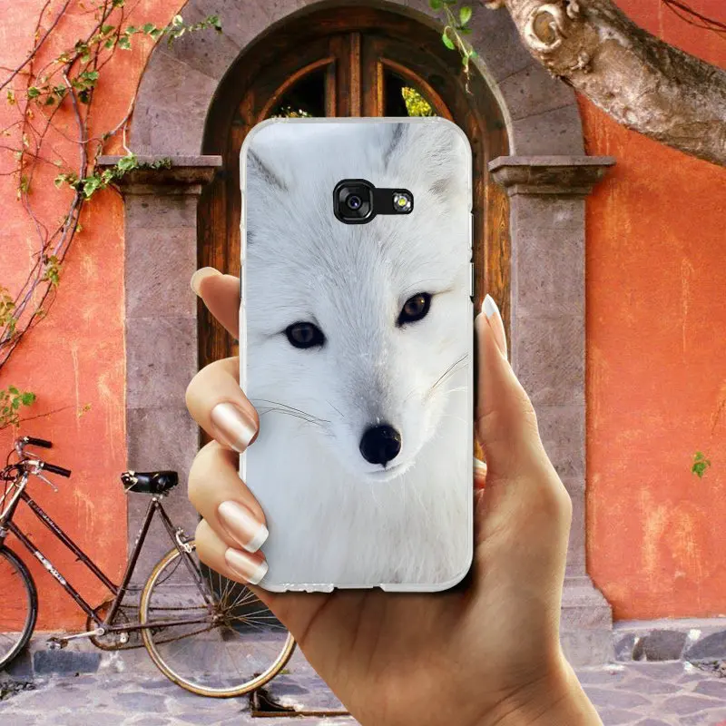 Мягкие чехлы для телефонов Samsung Galaxy S2 S3 S4 S5 Mini S6 S7 S8 S9 S10 Lite Edge Plus Note 4 5 8 9 White Fox Tiger Leopard