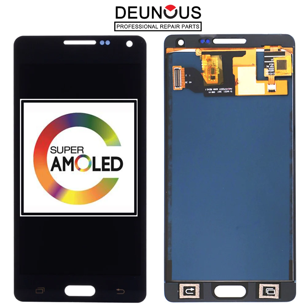 Оригинальный AMOLED дисплей для SAMSUNG Galaxy A5 2015 сменный сенсорный ЖК экран A500FU A500 A500F