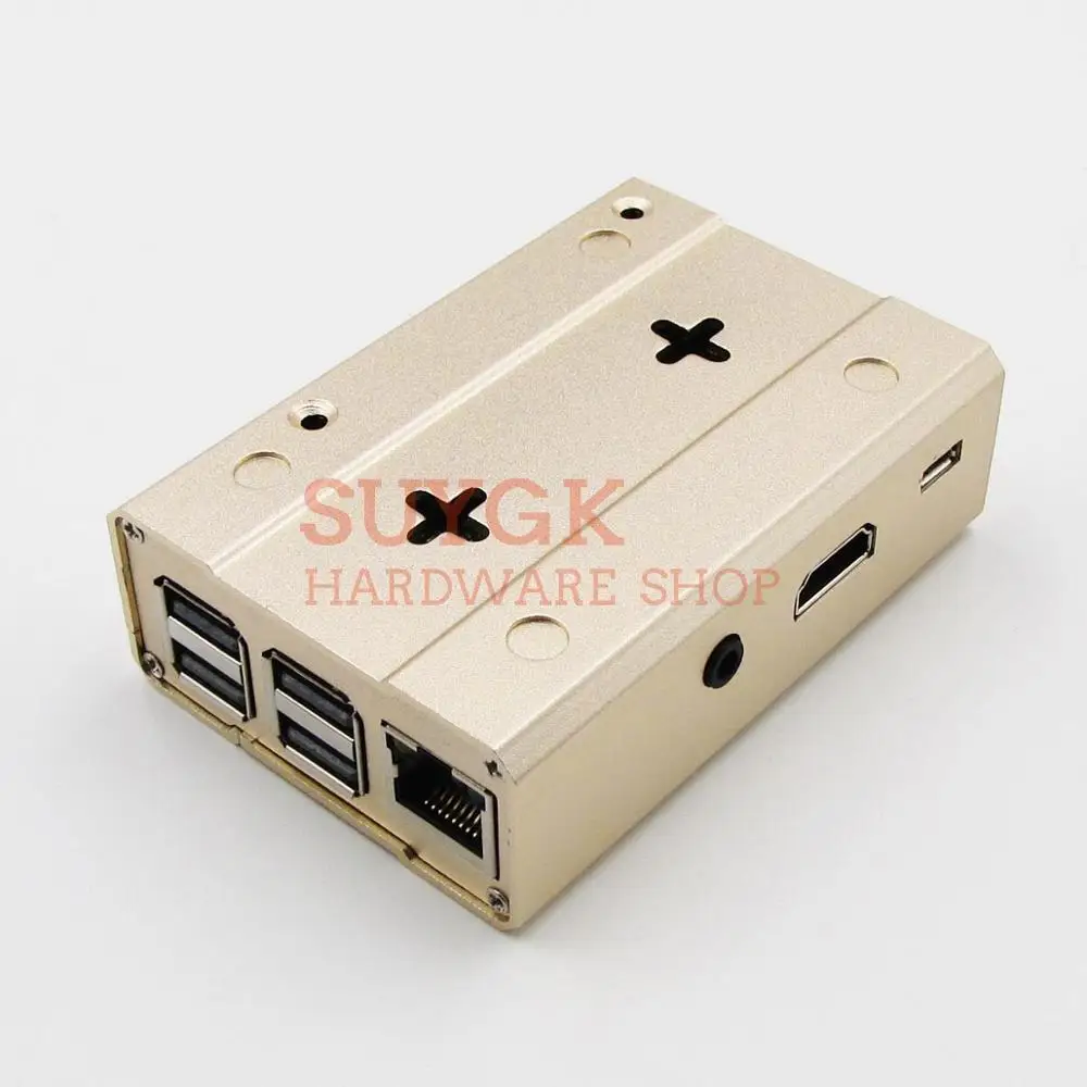 C35 Алюминий металлический корпус для RaspberryPI3 Модель B + плюс RaspberryPI 2B металлическая