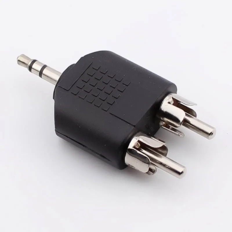 30 шт. разъем 3 5 мм двойной штекер RCA аудио стерео 2RAC адаптер для гарнитуры |