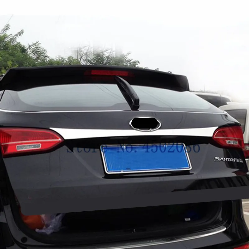 Хромированная крышка багажника из нержавеющей стали для Hyundai Santa Fe IX45 2013 -2016 |