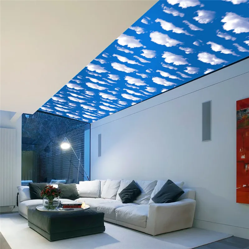 Настенные стикеры креативные самоклеящиеся обои с природным небом настенные