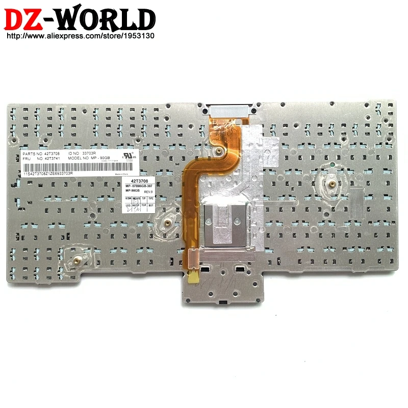Новая Оригинальная английская клавиатура GB для IBM Thinkpad X200 X200S Tablet X201 X201i X201S Teclado