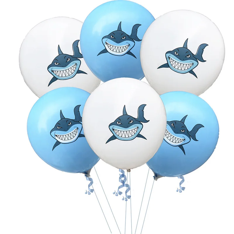 10 шт 12 inch Shark латексные шары DIY вечерние шарики в горошек Свадебные украшения