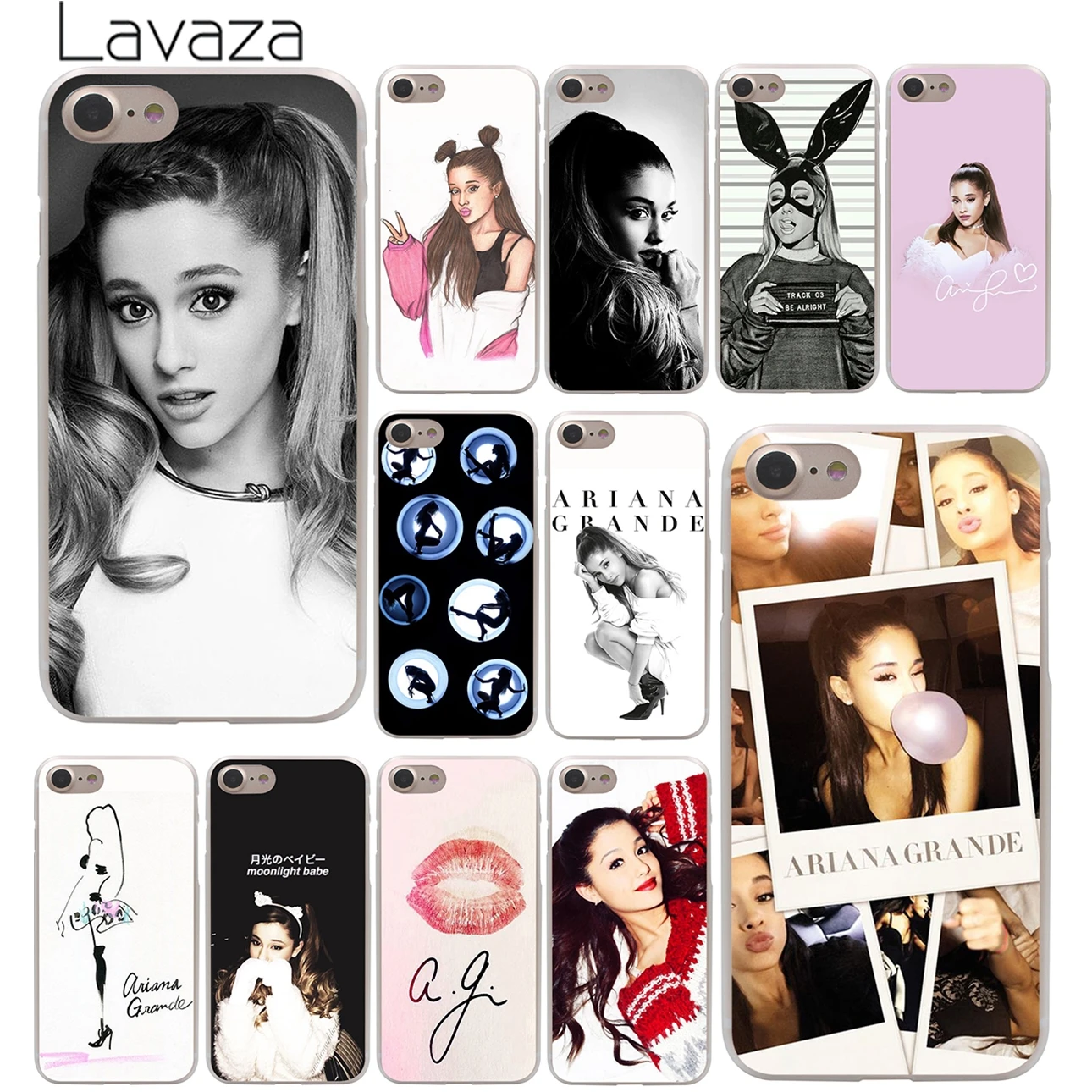 Жесткий чехол Lavaza Cat Ar Ariana Grande для iPhone XR X XS 11 Pro Max 10 7 8 6S 5 5S SE 4 4s