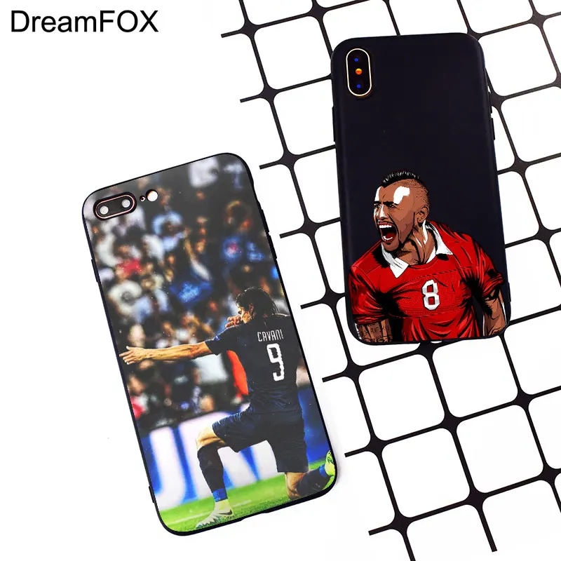 M381 Arturo Vidal Черный Мягкий ТПУ силиконовый чехол для Apple iPhone 11 Pro XR XS Max X 8 7 6 6S Plus 5 5S 5G SE