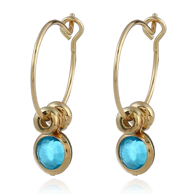 NAIZHU богемной моды 7 пар неделю Смешанные Серьги-гвоздики ASOS наборы Золото Цвет