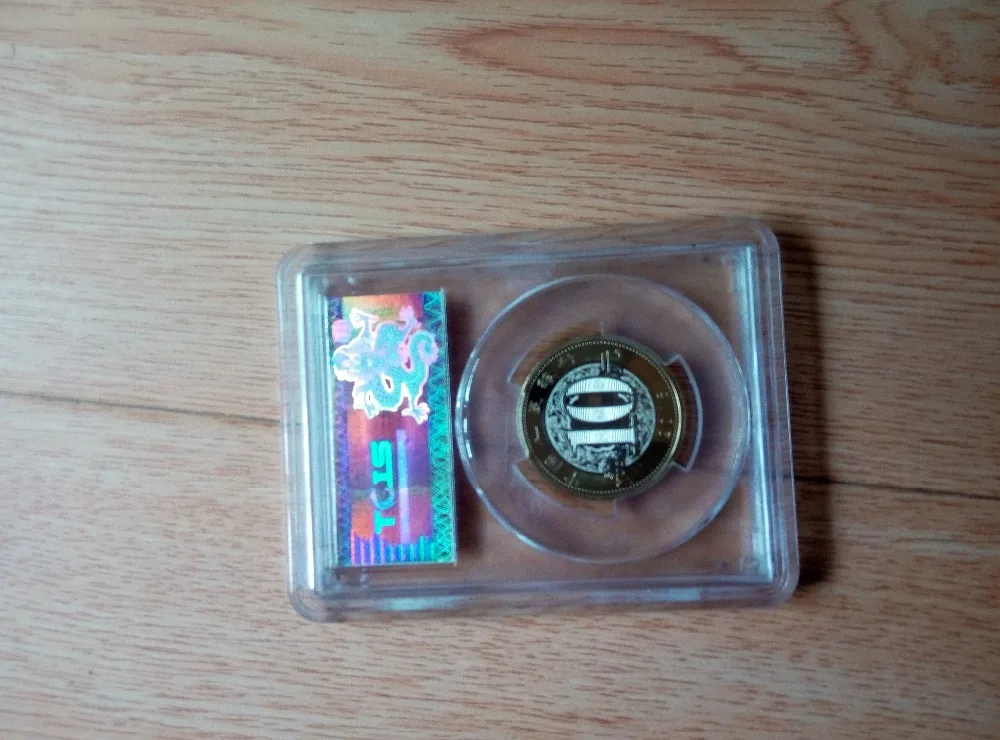 Памятная монета 10Yn TCIS MS69 для коллекции обезьянок с защитой от окисления 50 лет |