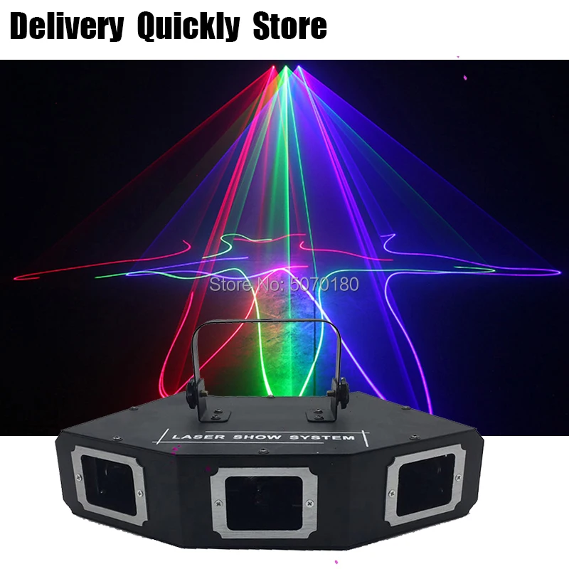 Фото Секторный линейный сканер диско лазер 3 rgb подсветка линзы Lazer professinol DJ Секторный линейный сканер диско лазер 3 rgb подсветка линзы Lazer professinol DJ