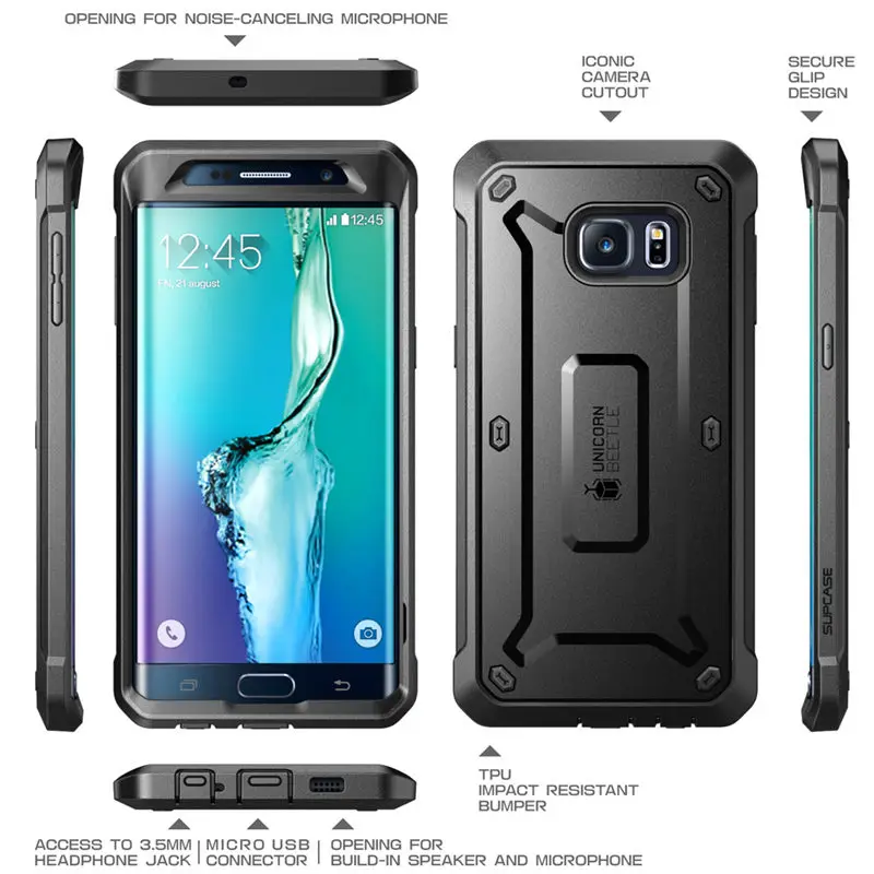 SUPCASE для Samsung Galaxy S6Edge Plus чехол UB Pro прочная кобура с полным корпусом без встроенной
