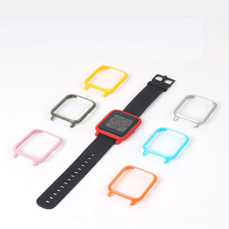 Модный чехол для часов Xiaomi Huami Amazfit Bip Bit Youth Edition аксессуары пластиковый цветной