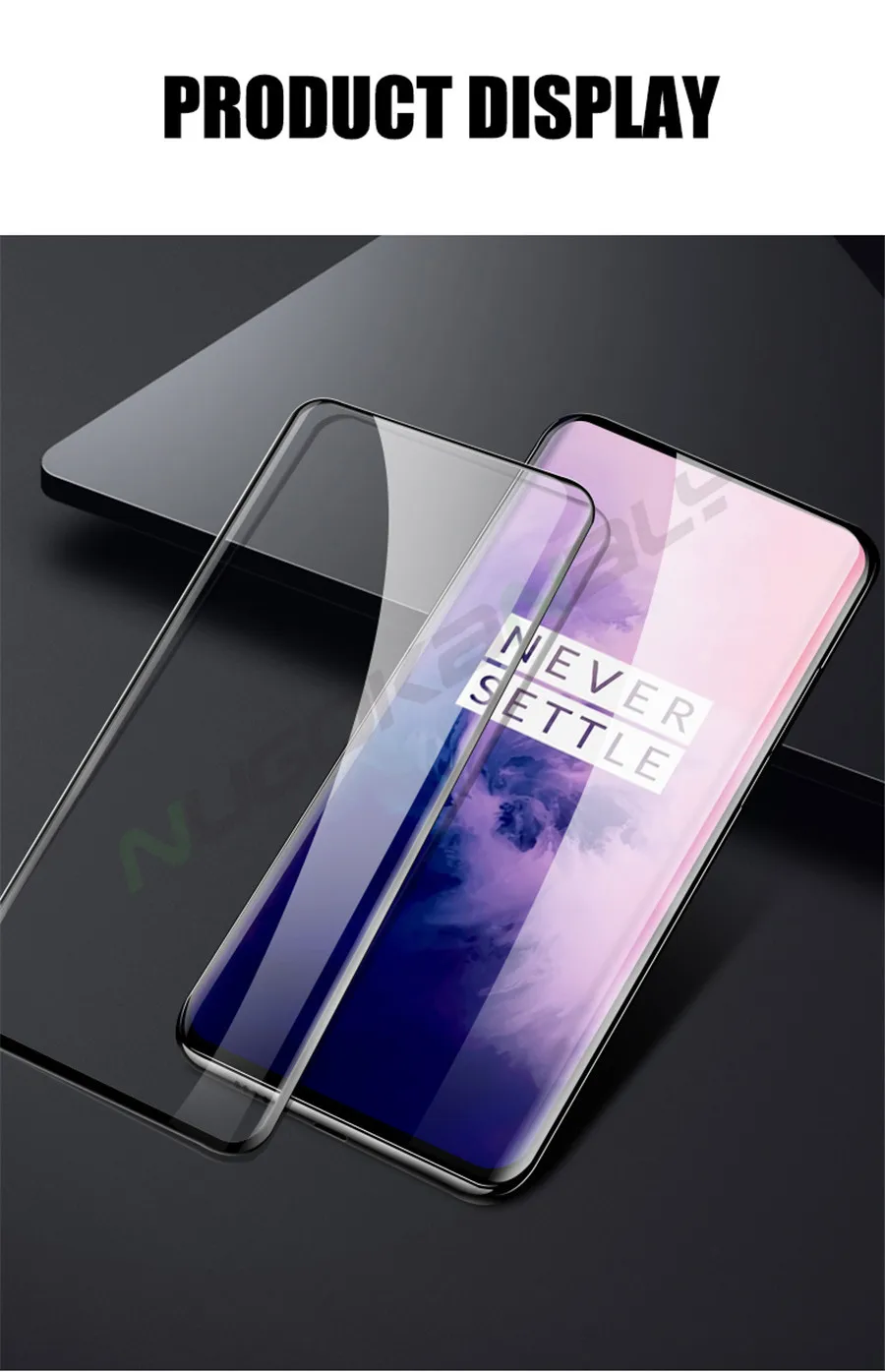 3D изогнутое полное покрытие из закаленного стекла для Oneplus 7 Pro Защита экрана для One plus 7 Pro стеклянная защитная пленка
