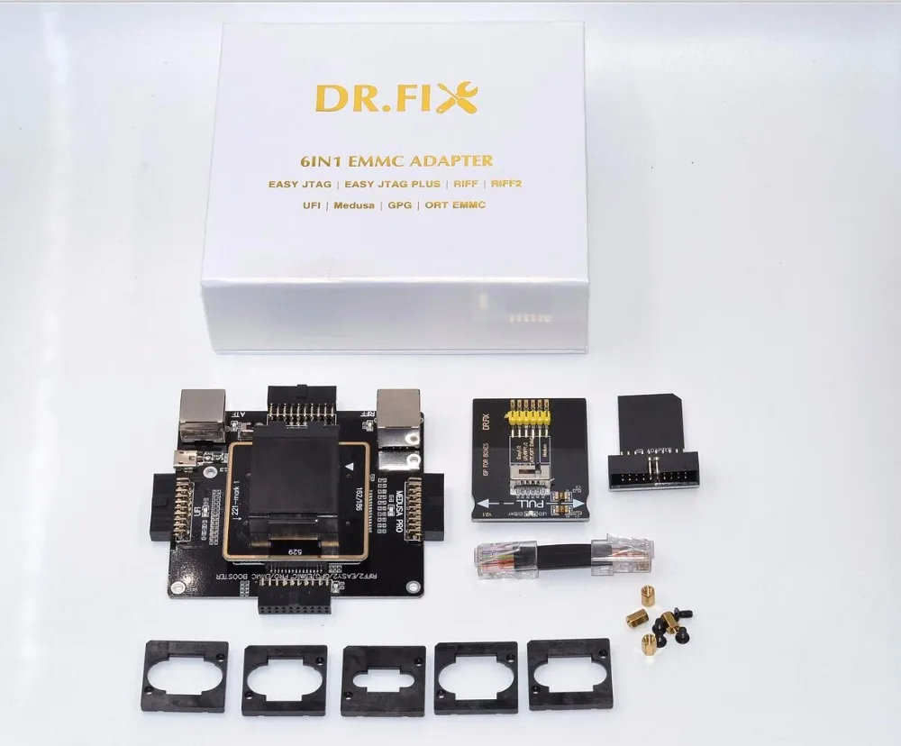 Allsocket EMMC 6in1 новый инструмент EMMC153/169/221/162/186/529 для Z3X легкий JTAG коробка Riff Box 2 UFI|tool