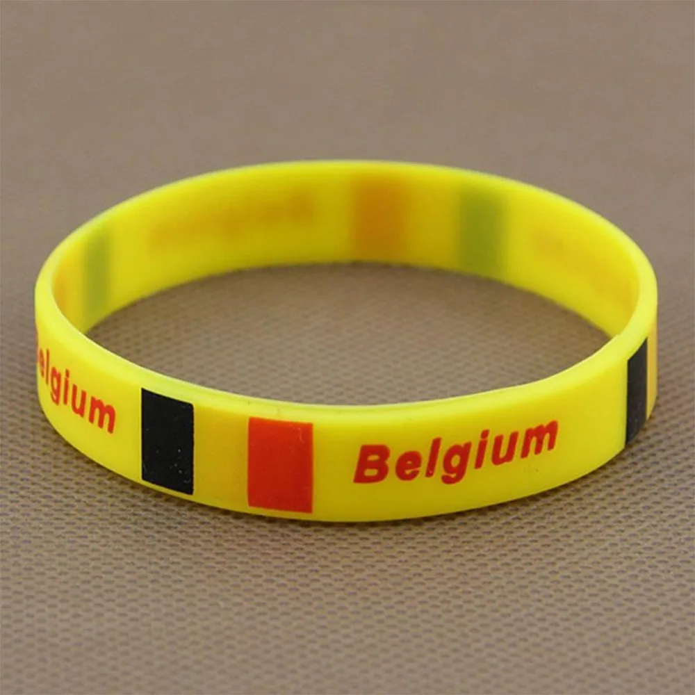 2 шт. силиконовый браслет унисекс с флагом страны|silicone bracelet|bracelet rubbersilicone bracelet sport |