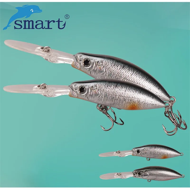 

Умный кренкбейт 60 мм, 8 г, кренкбейт, плавающая приманка 3,0 м, приманка для рыбной ловли с крючком VMC, искусственная приманка для рыбалки, рыбол...