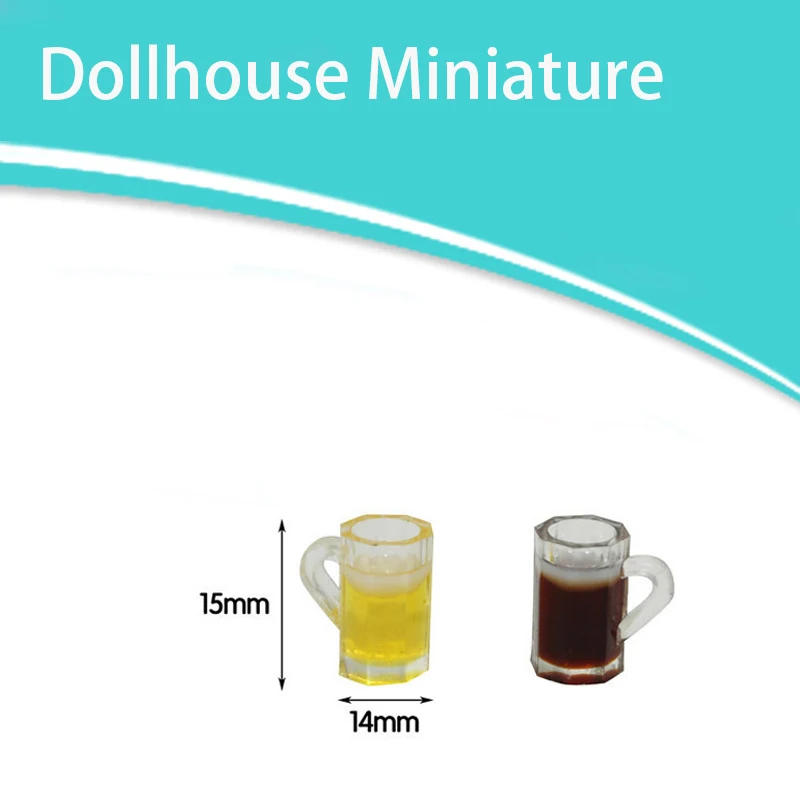 Кукольный домик мини пивные чашки кухонные миниатюрные игрушки 1:12 кукольный для