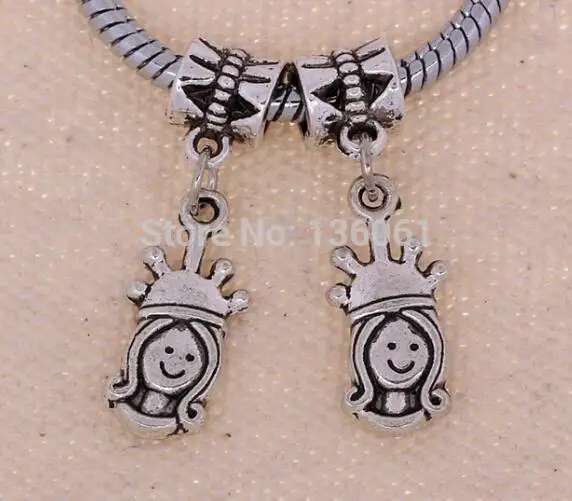 Подвеска в античном стиле для браслета серебряный якорь камера свинка Череп