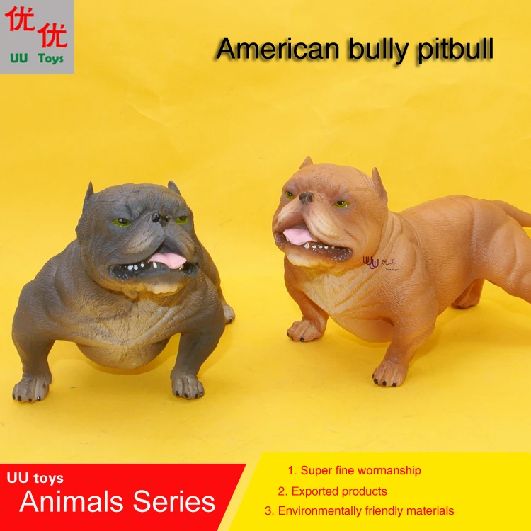 Горячие игрушки: Американская bully pitbull Bully собака модель моделирования животные