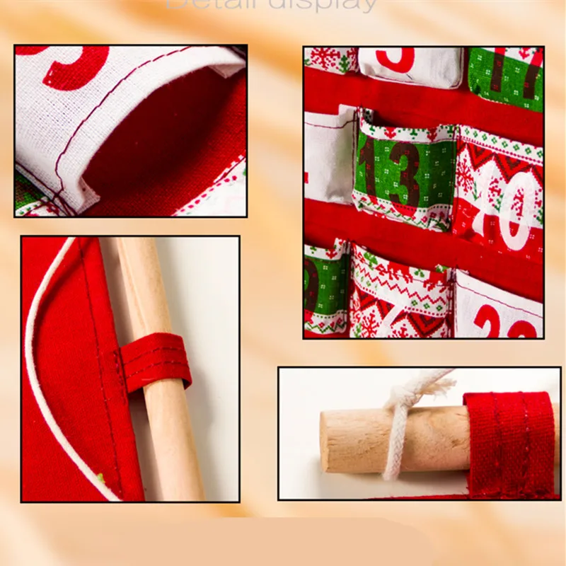 Креативные рождественские календари с адвентом 2020 украшение для рождественской