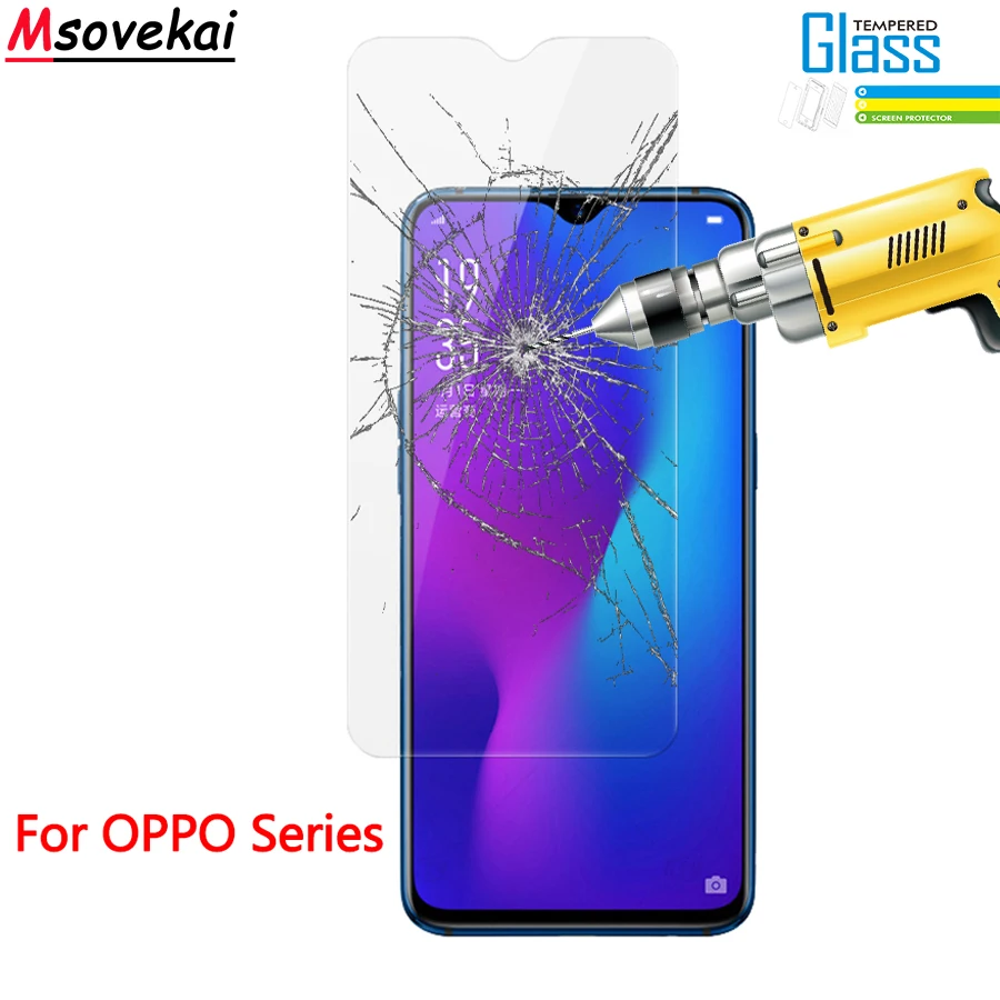 2.5D 9 H закаленное стекло для OPPO F11 Pro A1K A5S A3s F5 youth A83 F9 R17 R15 Realme 3 2 Защитная пленка