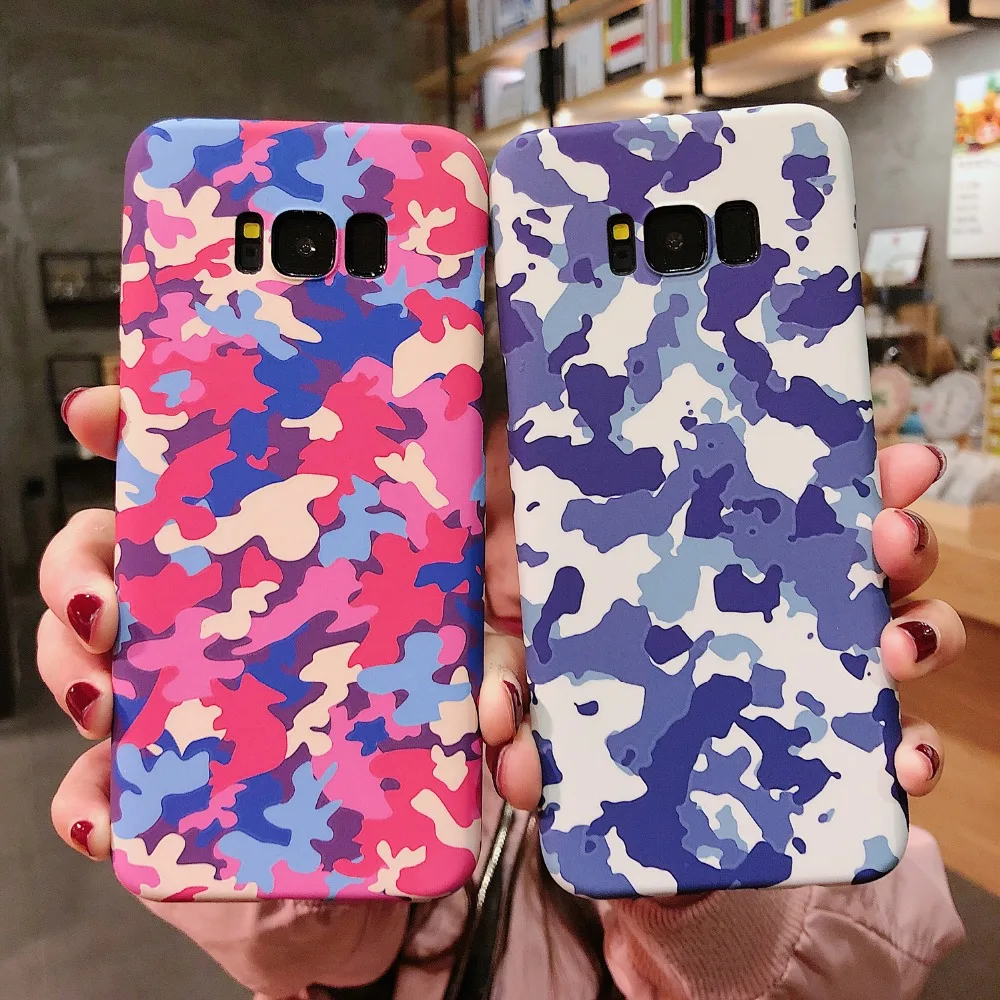 UVR светящийся чехол для телефона Samsung Galaxy S8 плюс S9 Plus Note 8 9 Камуфляж светится в