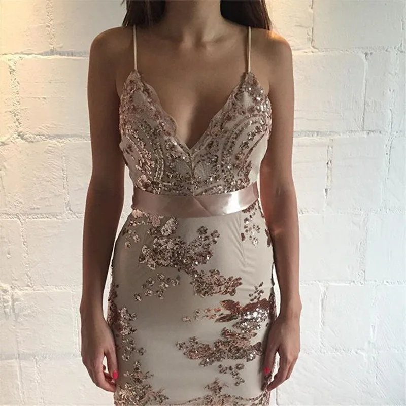 Новинка 2021 женское золотистое черное платье с блестками сексуальный женский