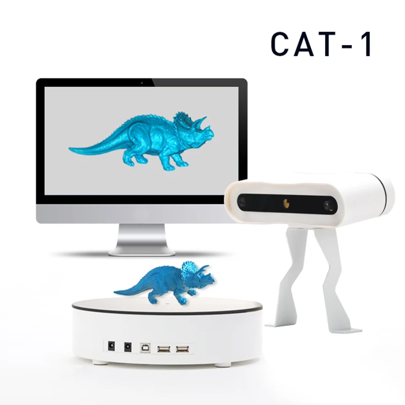 Полноцветный Стандартный 3D сканер, полностью автоматическая FunScan-1 TriPro с 3 миллионами пикселей, поддержка одного ключа для 3D печати