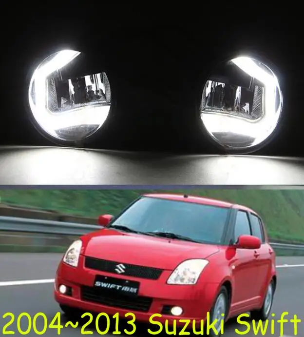 Автомобильный бампер лампа для фары Suzuki Swift дневной свет светодиодный аксессуары