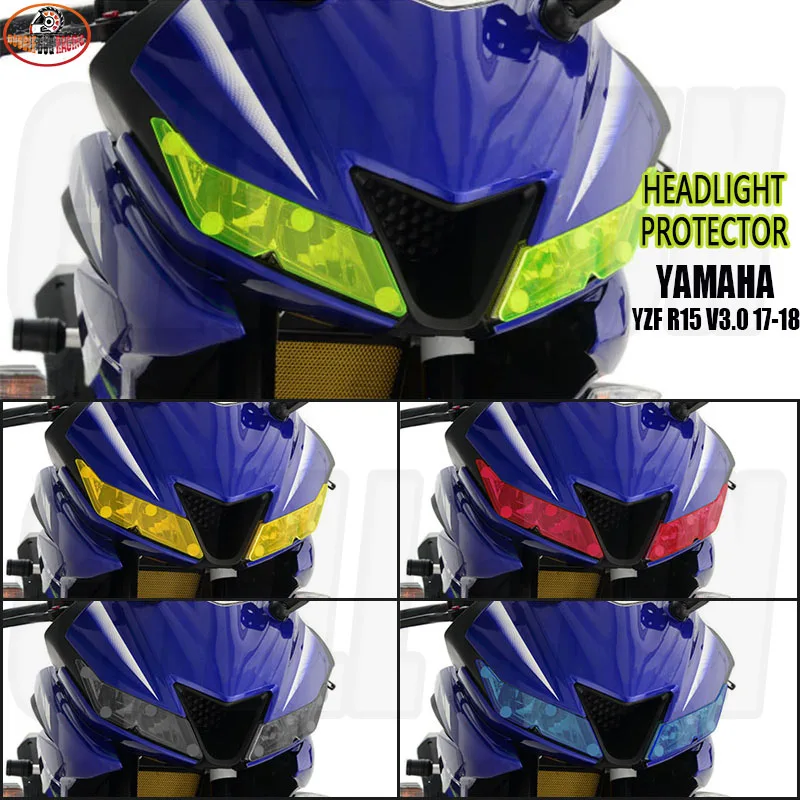 Защитная крышка для фар мотоцикла из АБС-пластика для YAMAHA YZF R15 V3 YZF-R15 V3.0 VVA