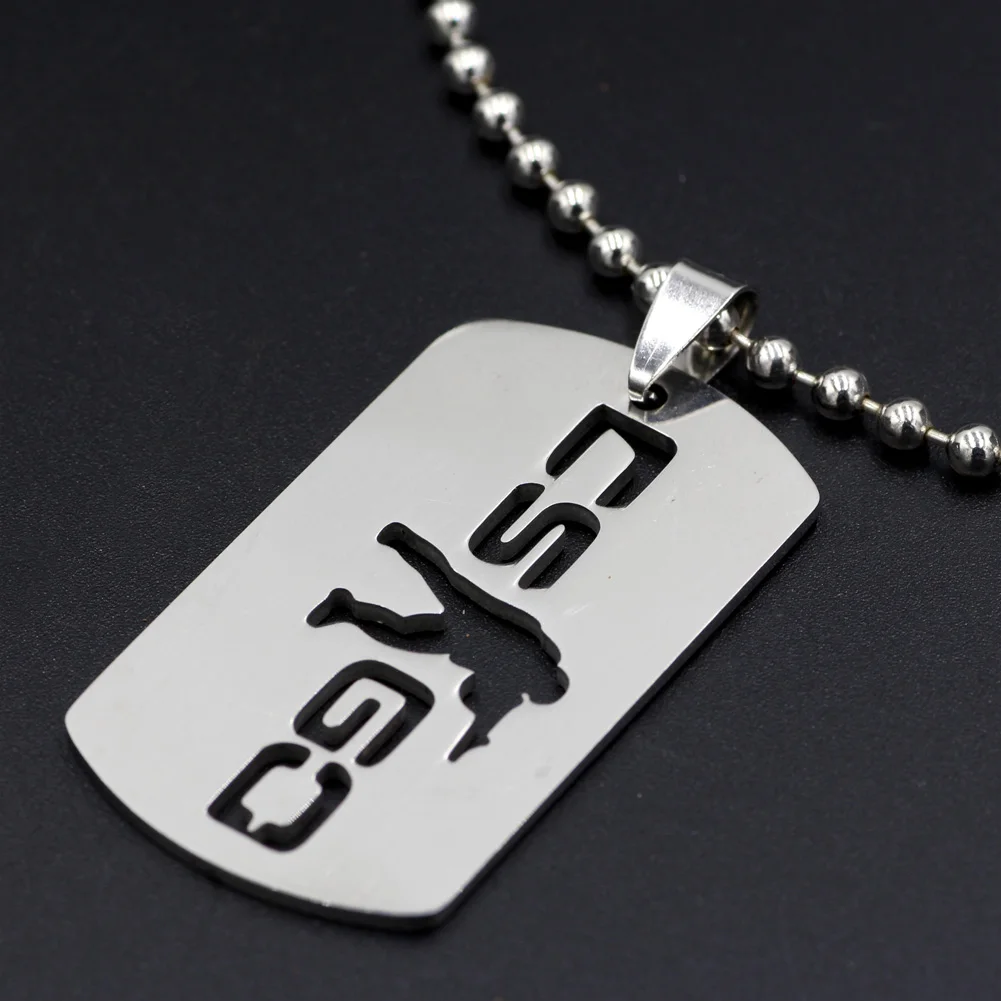 Мужское колье из нержавеющей стали CSGO со звеньями аниме мужское без шеи