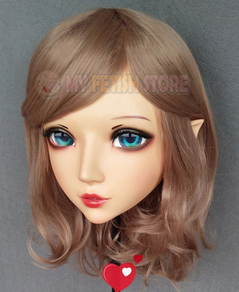(XiaoEr3) милая девочка каучуковые полуголовы кигуруми BJD глаза Трансвестит Косплей