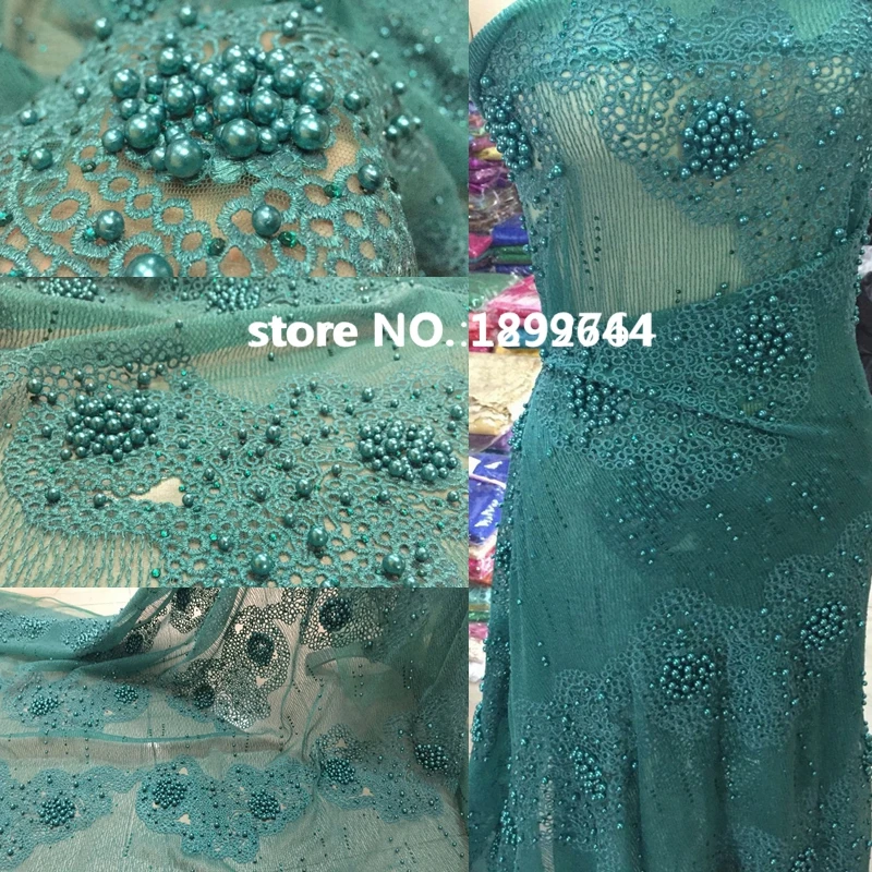 2016 Горячая продажа! Высокое качество Африканский шнур кружева тюль гипюр ткань