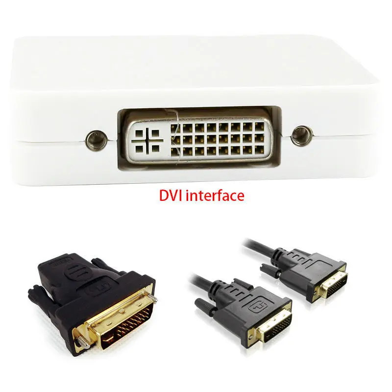 3 в 1 Mini Display port DP кабели Многофункциональный HDMI к Dvi папа мама кабель адаптер Port для