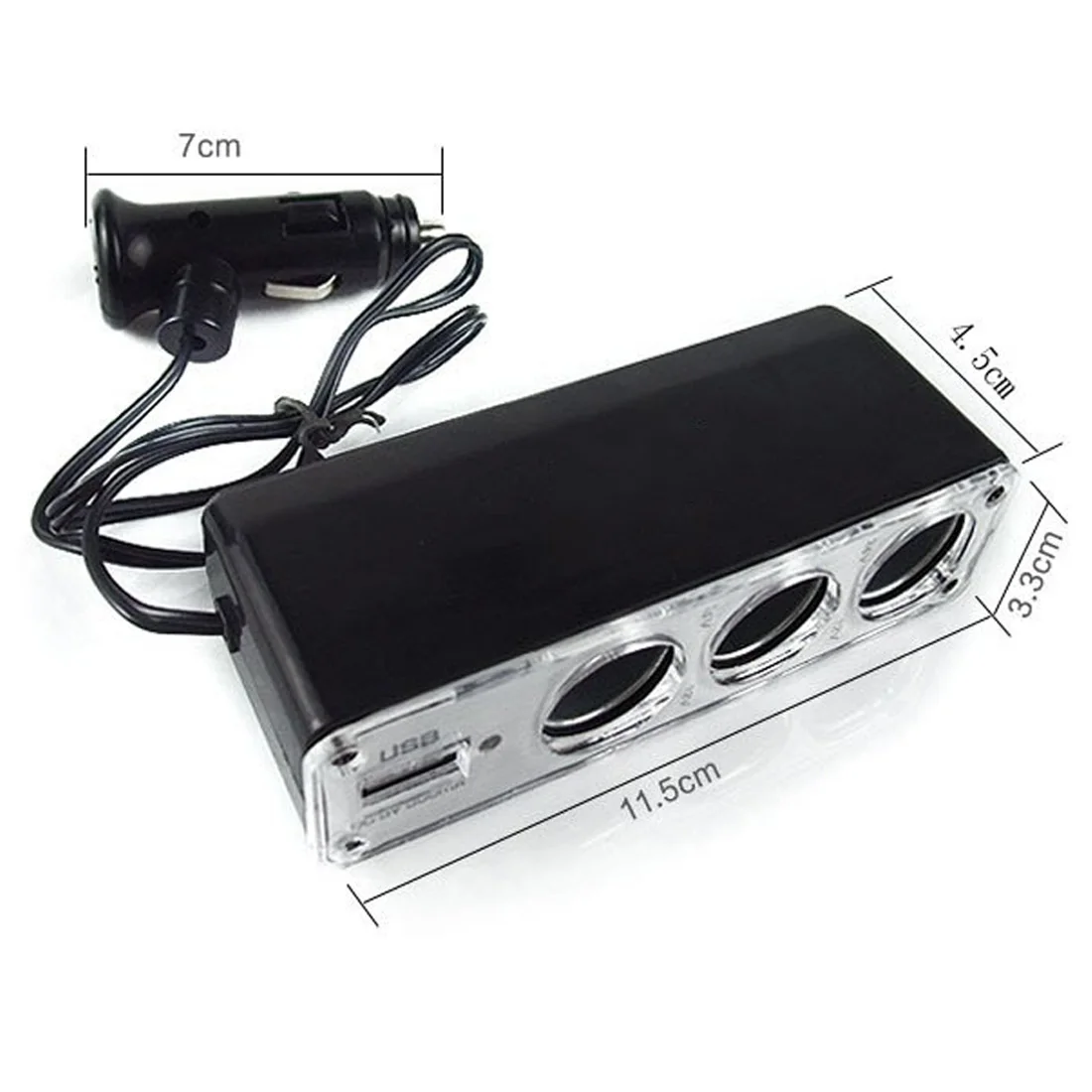 Новинка универсальное зарядное устройство USB для дома три гнезда автомобильного