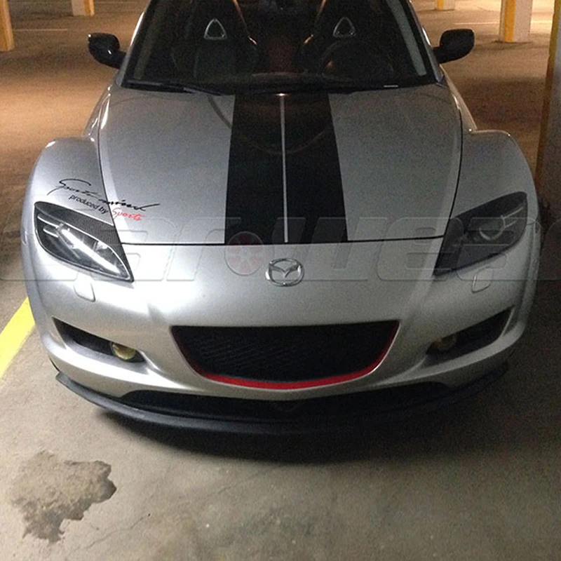 RX 8 RX8 JDM углеродное волокно фары век брови для Mazda 2005 2008|headlight eyelids|carbon fibereyebrow headlights |