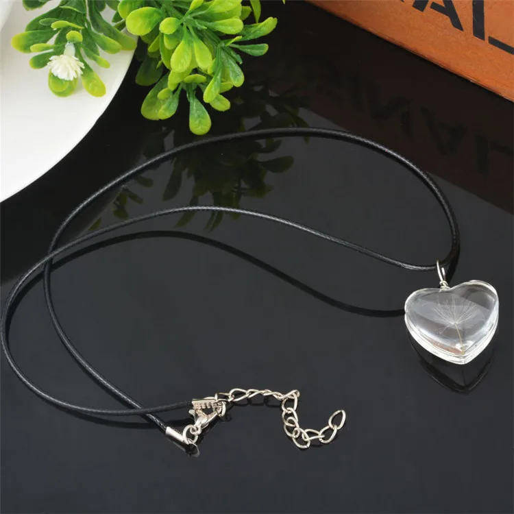 YWHL изящный корейский стиль сердце-формы прозрачный Одуванчик чокер ever wither