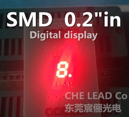 20 шт. белый 0 2 &quotв дюймовом SMD СВЕТОДИОДНЫЙ ном дисплее дюйма 7 сегментов 1 бит