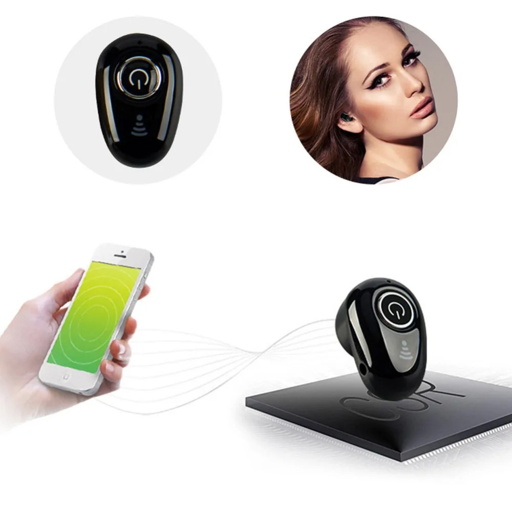 EGizmo Микро Мини Беспроводная гарнитура Bluetooth наушники для телефона маленькие