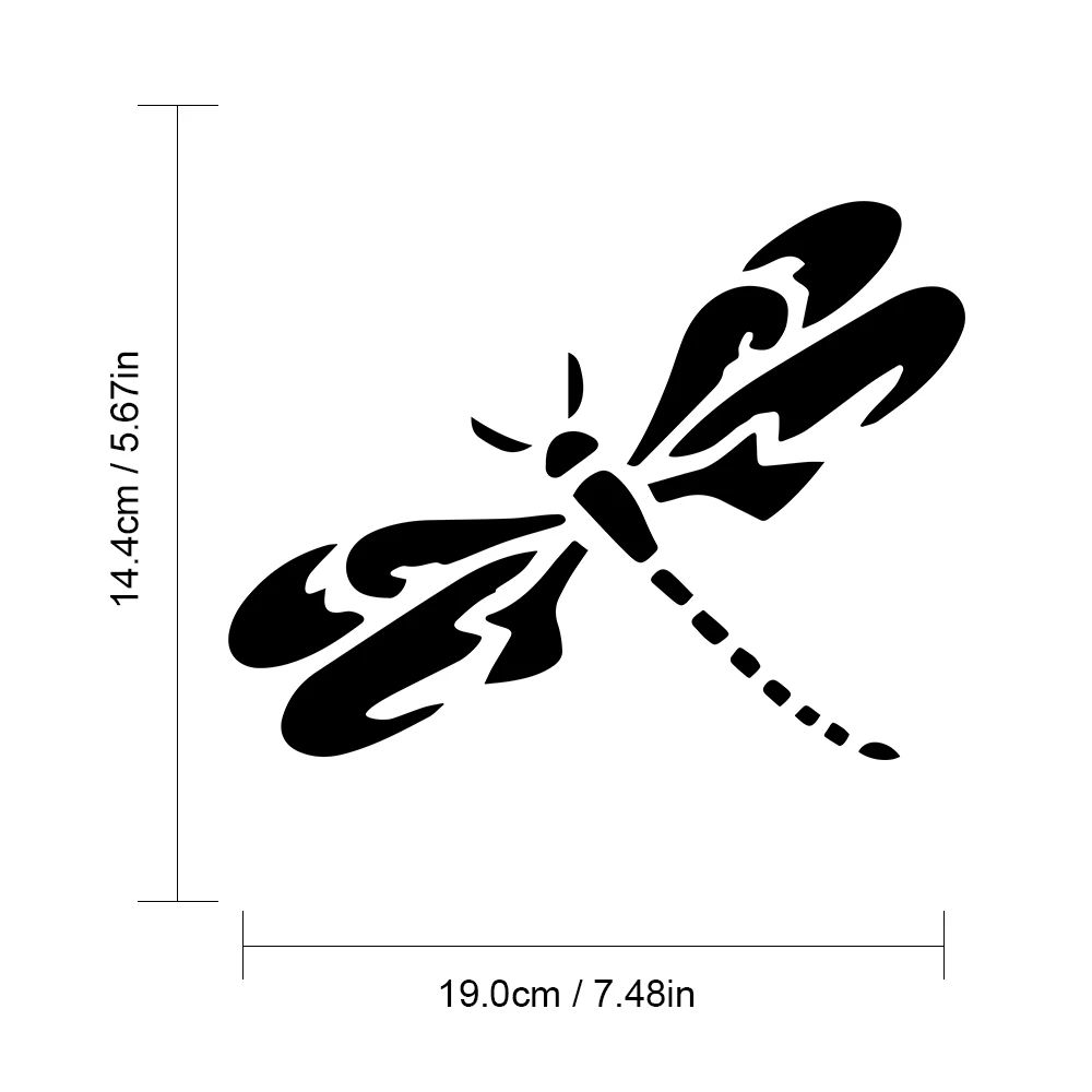 Tancredy dragonfly Автомобильная наклейка и наклейки Стайлинг автомобиля украшение