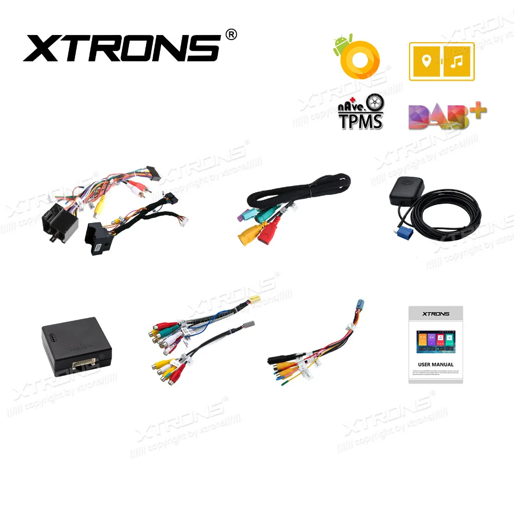 XTRONS 2 Din 8 'ɺndroid 0 Восьмиядерный автомобильный dvd-плеер радио gps DAB + OBD2 для Volkswagen