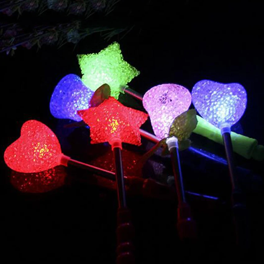 Светодиодсветодиодный мигающая палочка FGHGF цветная светящаяся Роза для