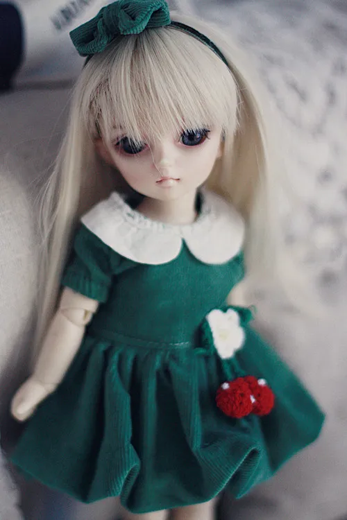 

New Lotita Green Dress Suit Outfit(2pcs)For BJD YOSD DZ 1/6 Size Doll Clothes