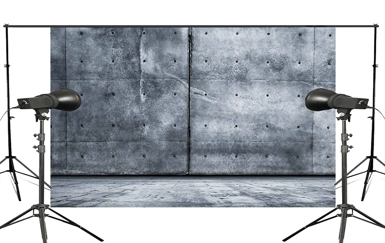 

5x7ft Big Blue Stone Photography Background Backdrop Canvas Photo Studio Prop Wall