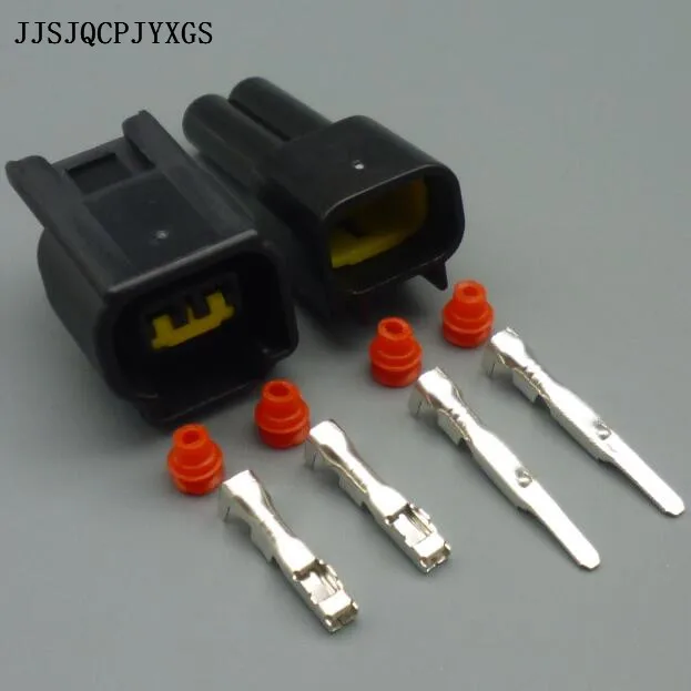 

JJSJQCPJYXGS 50 Sets 2 Pin Ignition Coil Wire Harness Female And Male Waterproof Auto Connector for Ford Focus