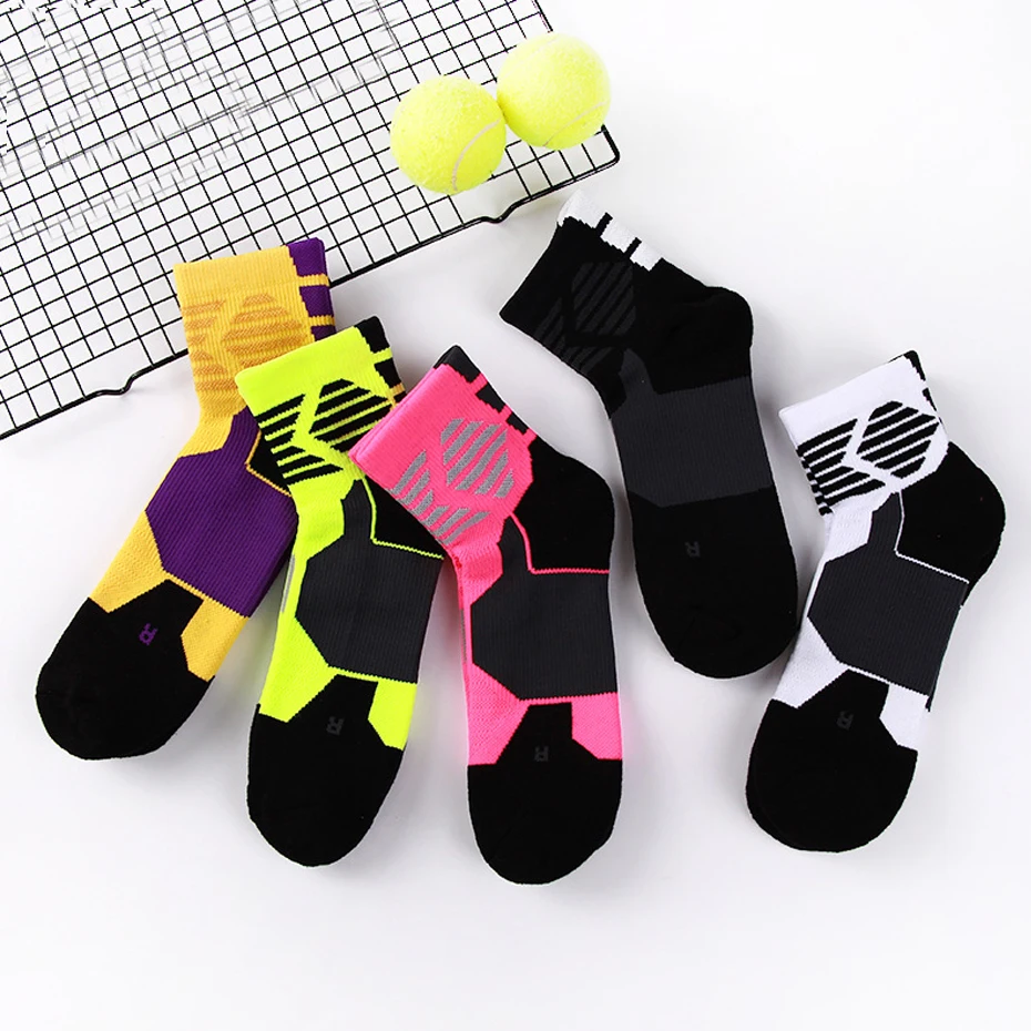 Hot 1 Pair Professional Comfortable Sport Socks Breathable Men Women Basketball Cycling Climbing Running Compression Sock |