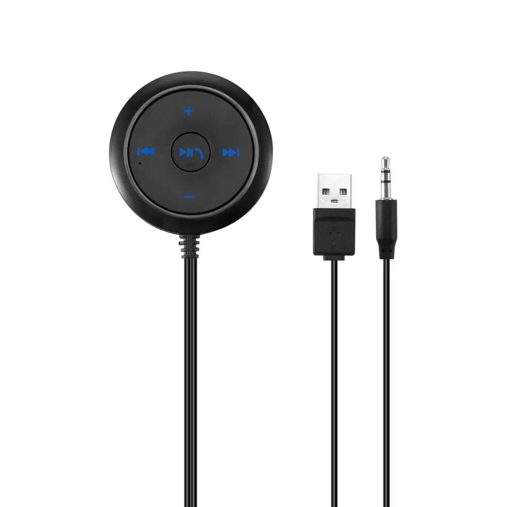 Bluetooth аудио приемник 3 5 мм/USB автомобильный комплект адаптер Встроенный микрофон