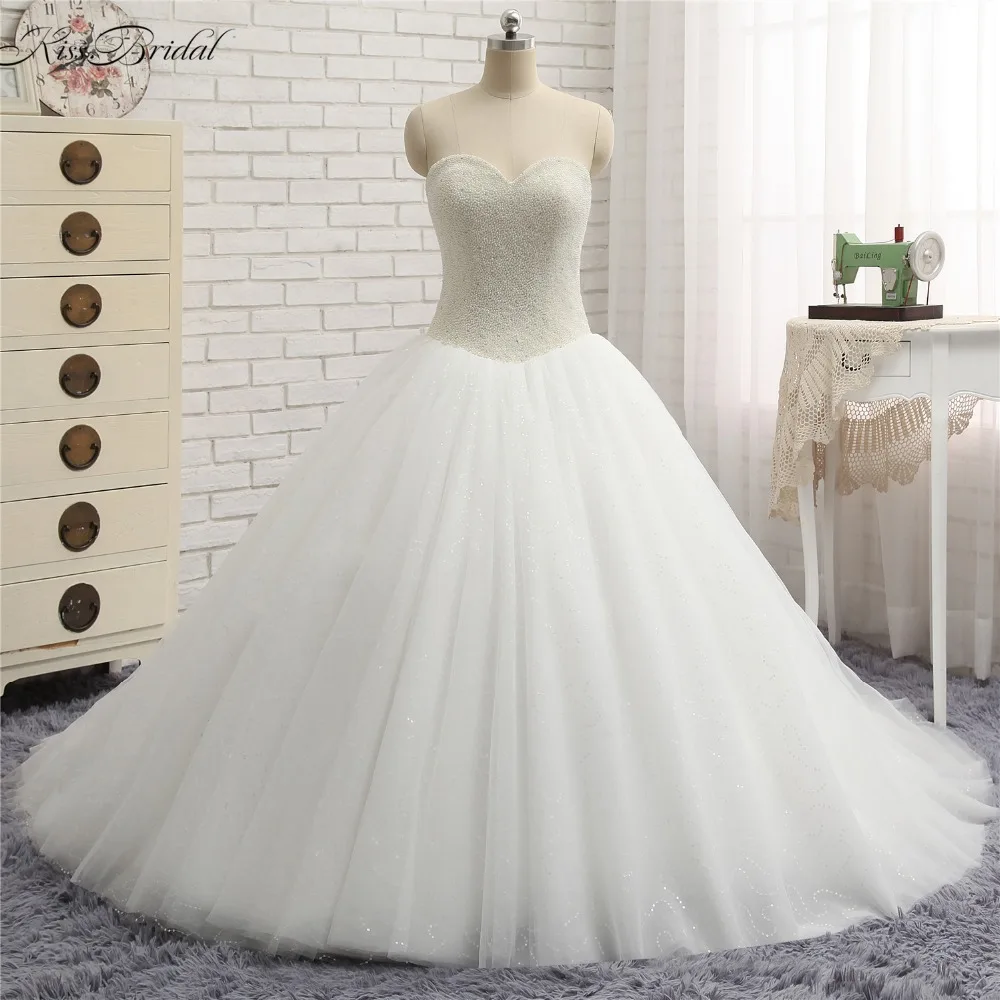 

Vestido de noiva простые трапециевидные Свадебные платья из тюля с милым вырезом на шнуровке сзади Свадебные платья для невесты