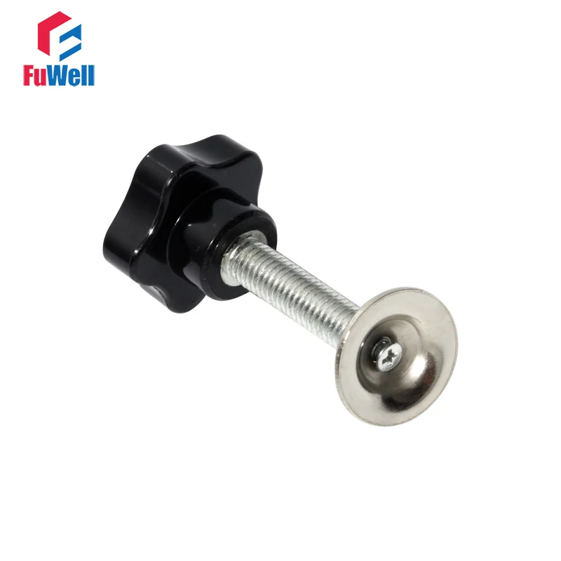 

M10 наружная резьба, звездная ручка, зажим с пластиной, бакелитовая головка 40 мм, сливовые затягивающиеся гайки, ручка, механическая черная гайка с накатанной головкой